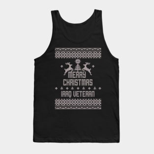 Merry Christmas IRAQ VETERAN Tank Top